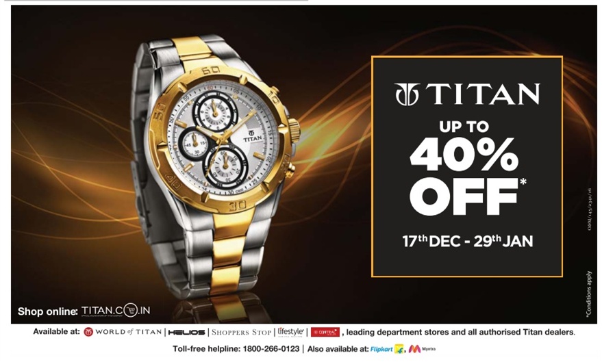 titan watches offers today